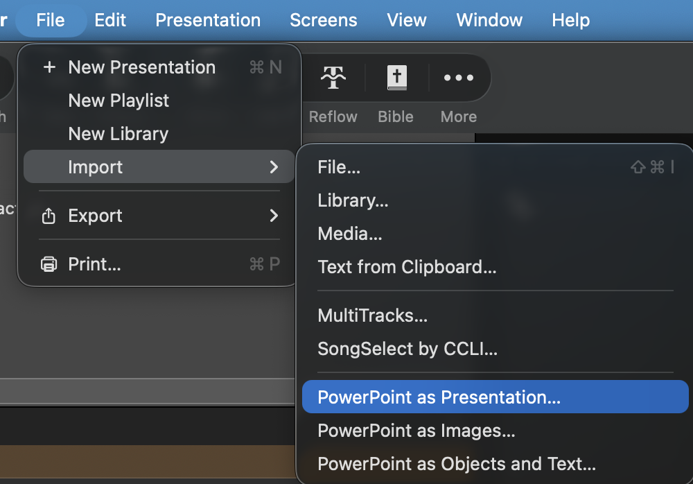 Import Birthday Blessing PowerPoint